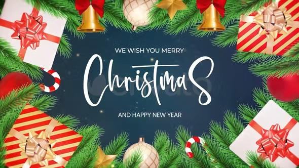 Videohive Merry Christmas Title 42231691