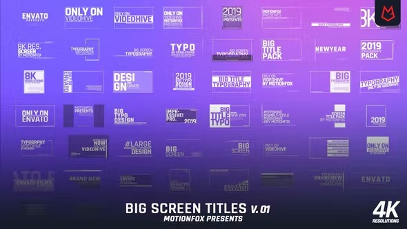 Videohive Typography Title Animation v1 23154799