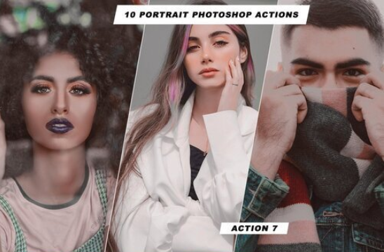 Creativemarket - Portrait Photoshop Actions 6817640 2 image 224