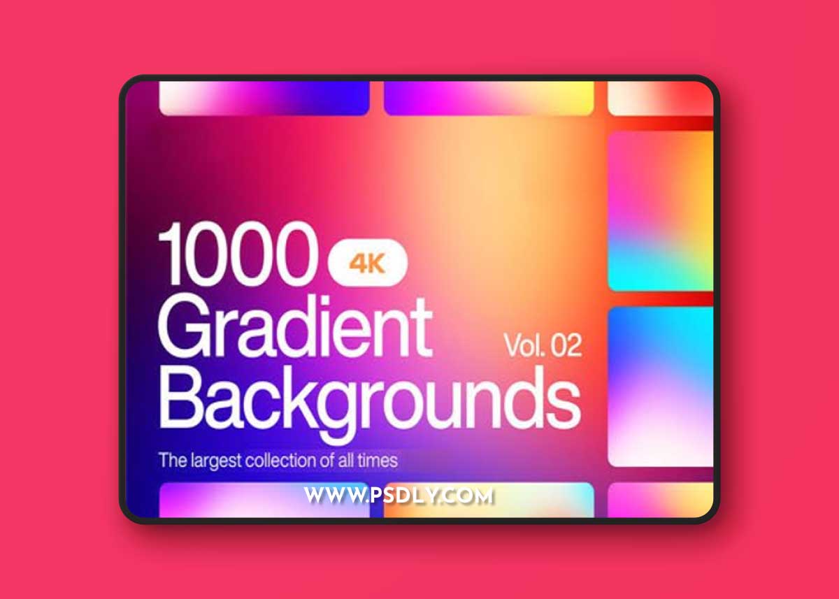 1000 Gradient Backgrounds [4K]