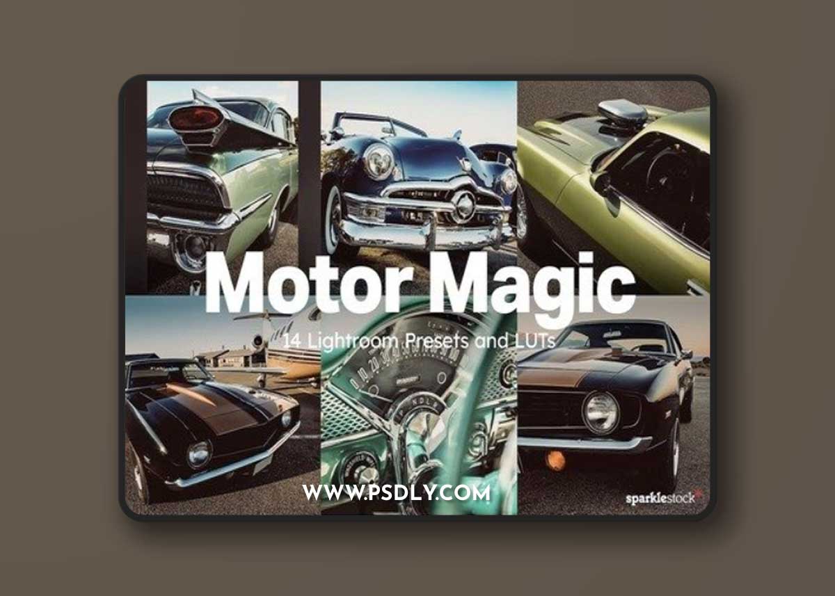 14 Motor Magic Lightroom Presets and LUTs RUMG9VN