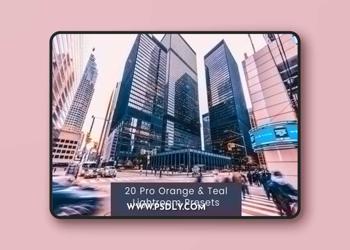 20 Pro Orange & Teal Lightroom Presets GTQ7JCD