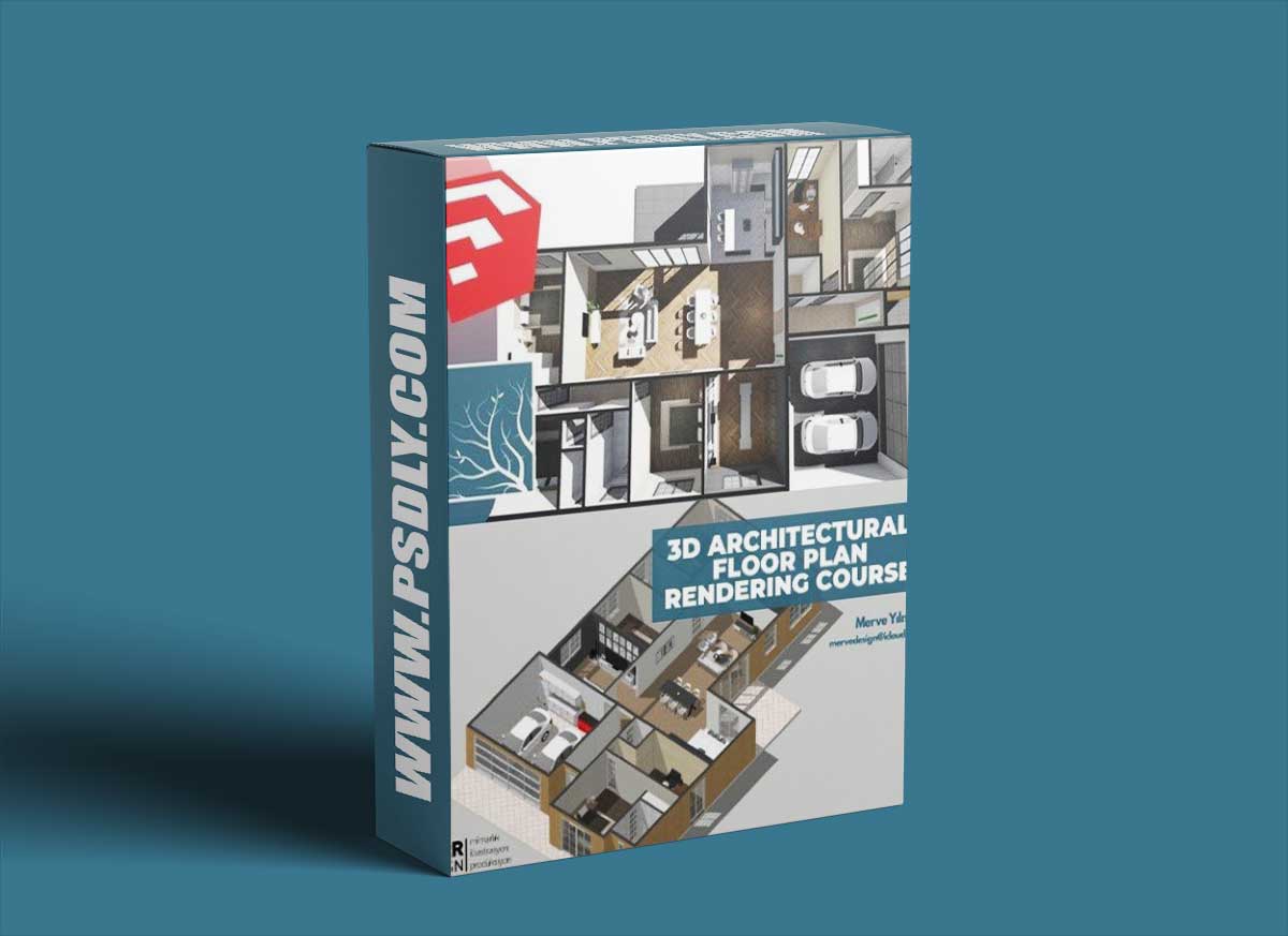 3D Architectural Floor Plan Rendering With Sketchup Lumion