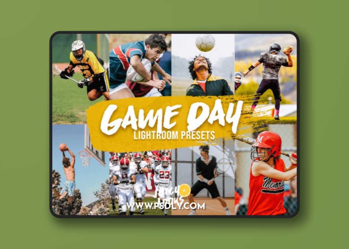 8 Game Day Lightroom Preset Bundle