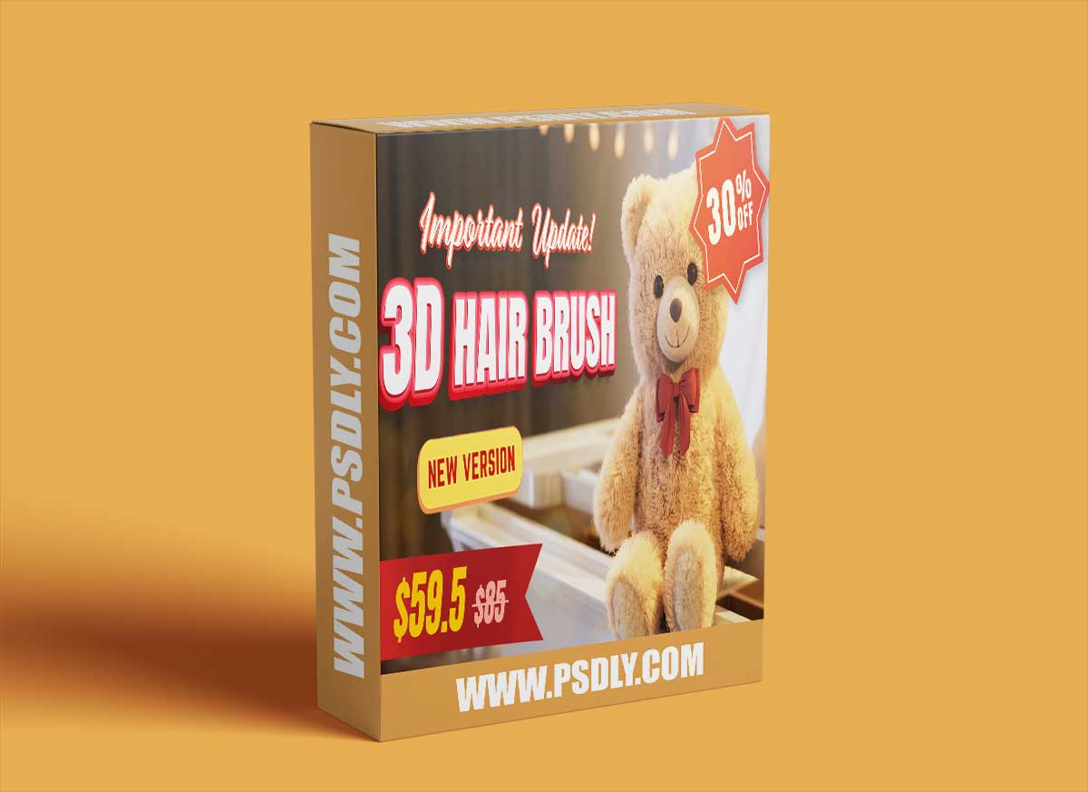 Blender Market - Blender Addon | 3d Hair Brush V4.1 - Modifier | Vfx Grace