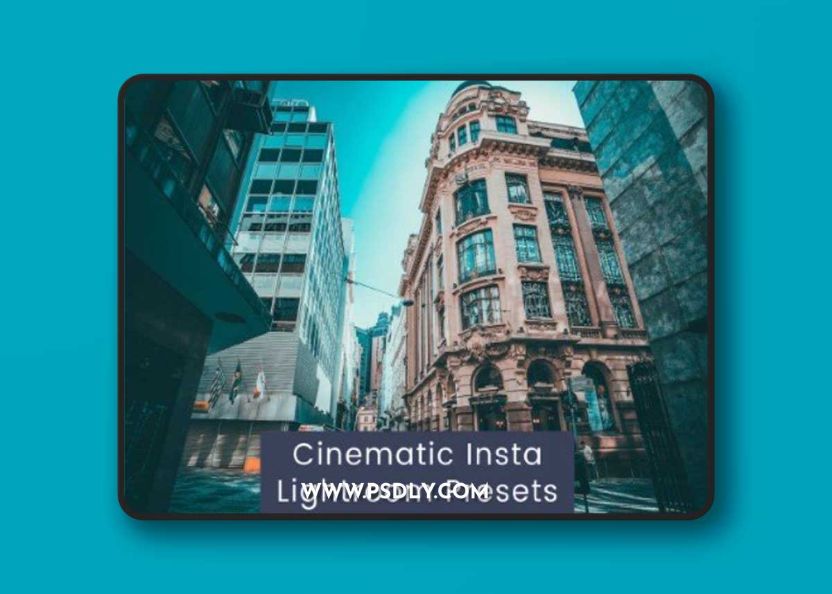 Cinematic Insta Lightroom Presets DMCFHH4