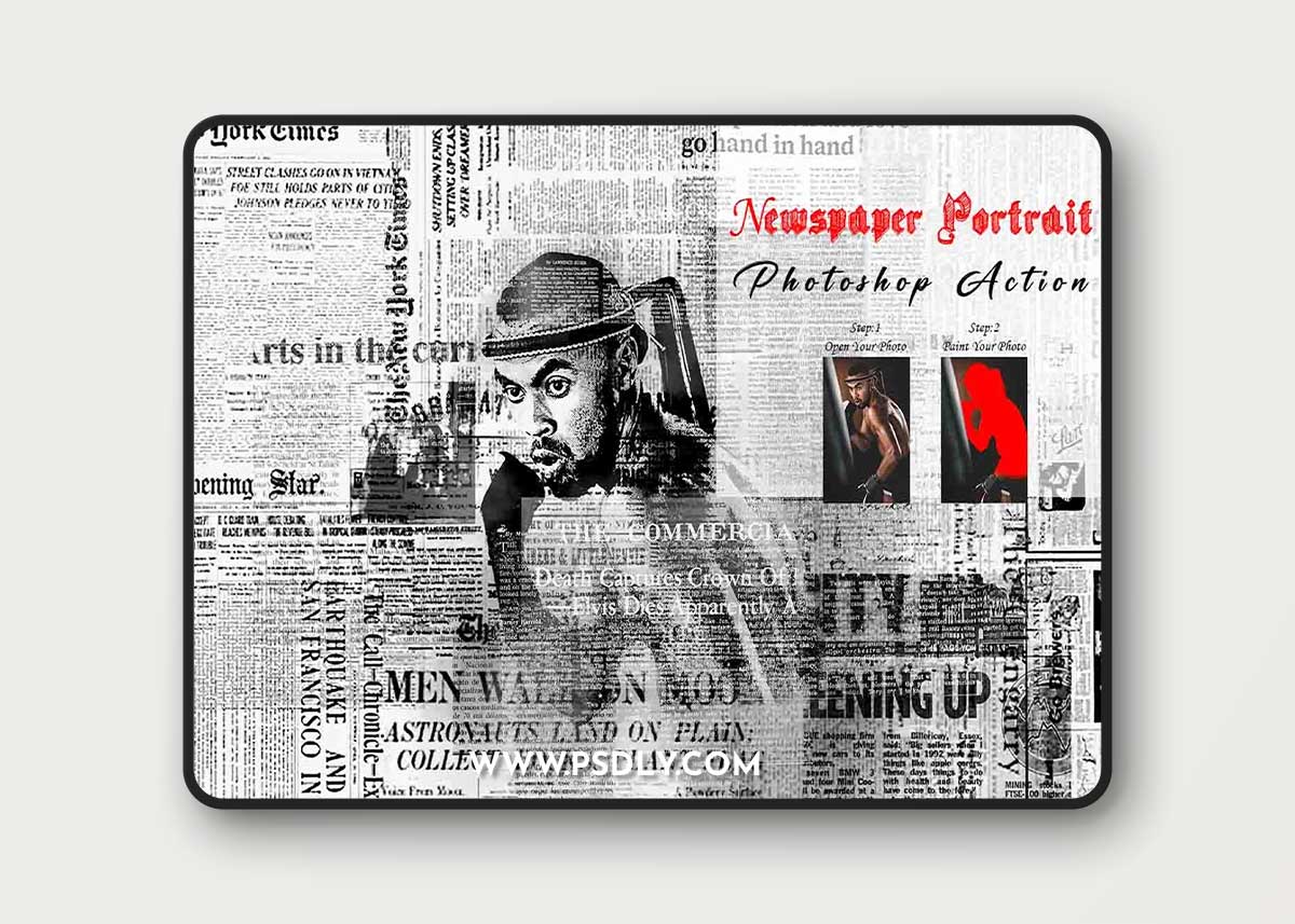 GraphicRiver - Pencil Poster Photoshop Action 34422602