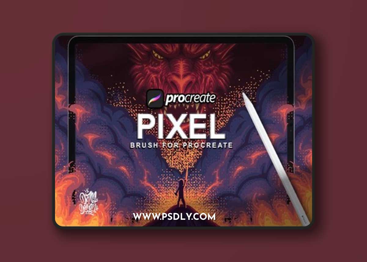 Dansdesign Pixel Brush Procreate NVARDEF