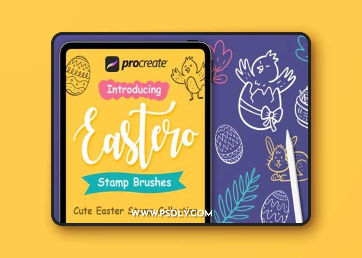 Easter Stamp Procreate Brushes 58313181