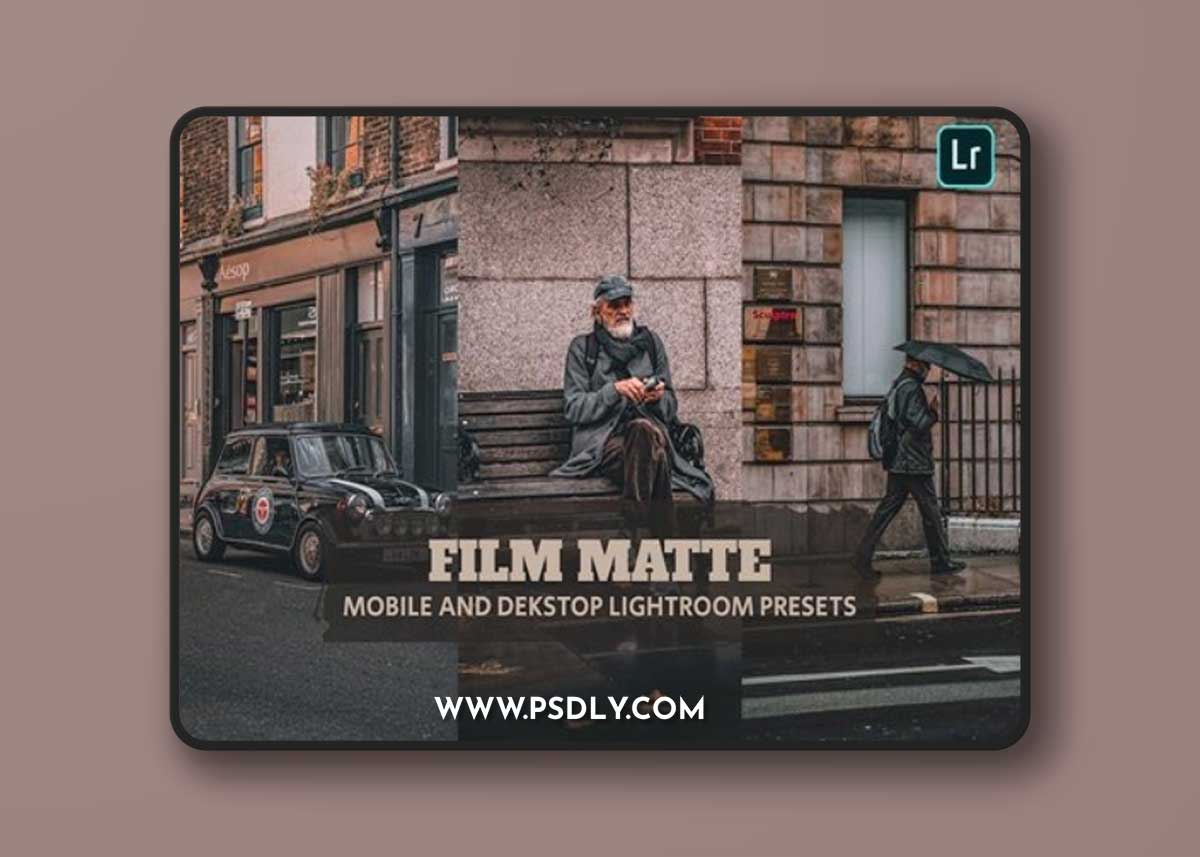 Film Matte Lightroom Presets Dekstop Mobile DKZ6MTW