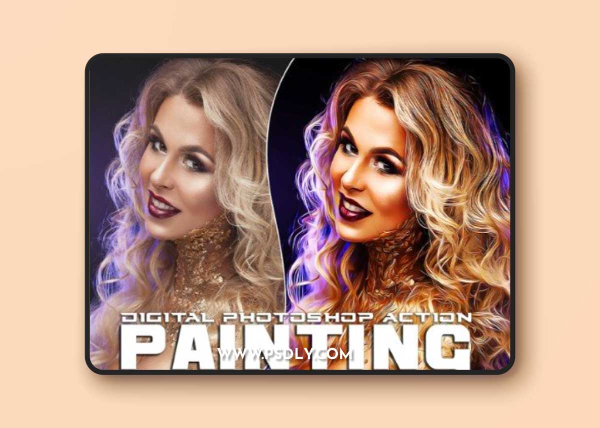 Painting Photoshop Action BXRYZKD
