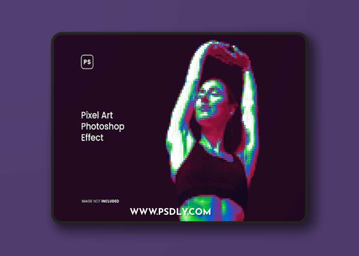 Pixel Art Photo Effect BCQ9EEQ