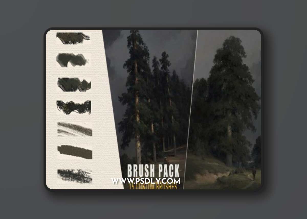 Traditional Texture Brushes for Photoshop by Vladimir Motsar