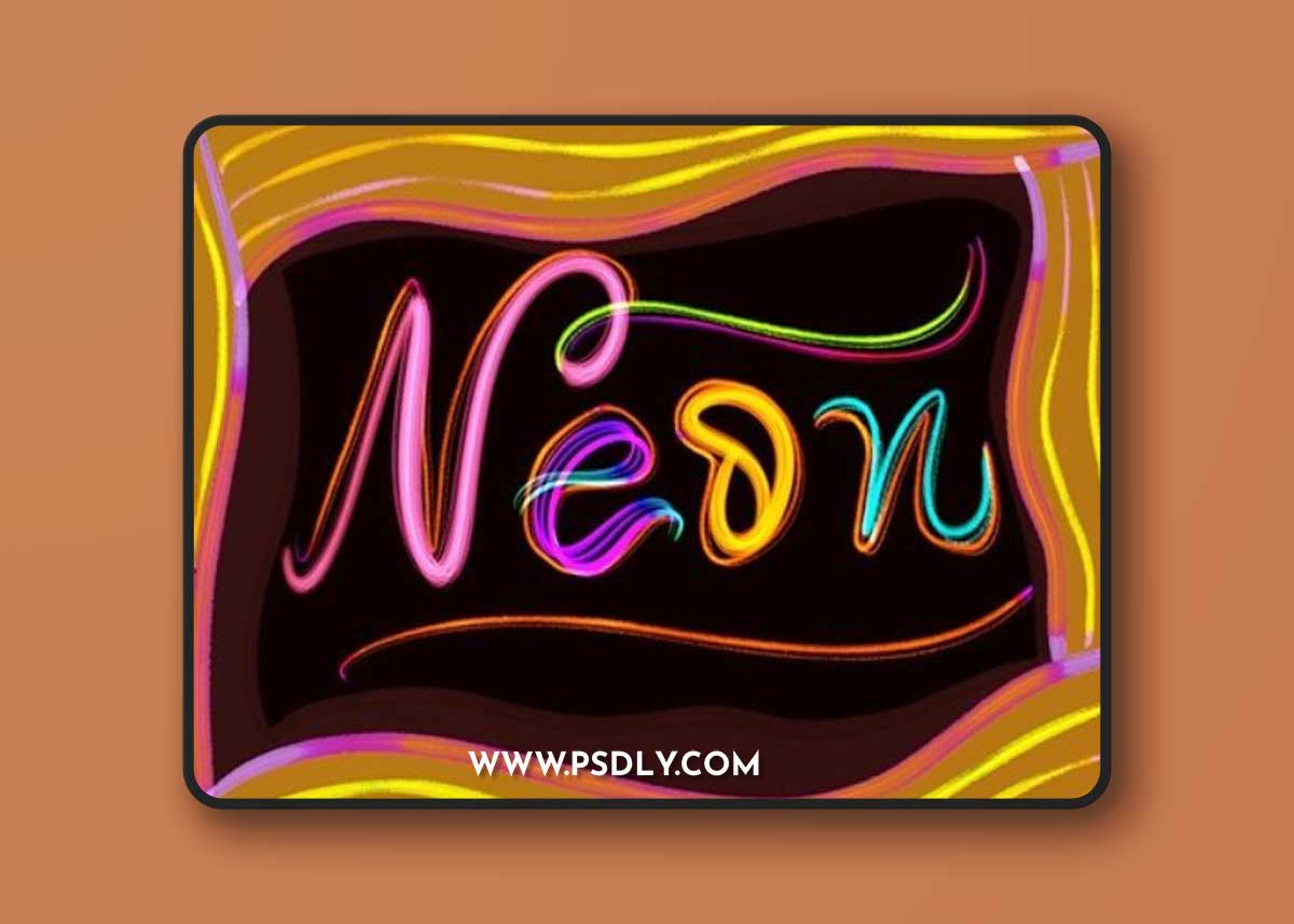 Ultime Neon Pro Procreate Brushes NH2H4G9