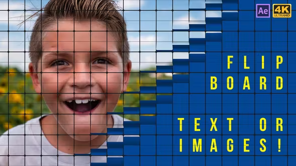 Videohive - Flip Board: Full-Screen Split-Flap Display - 37304413