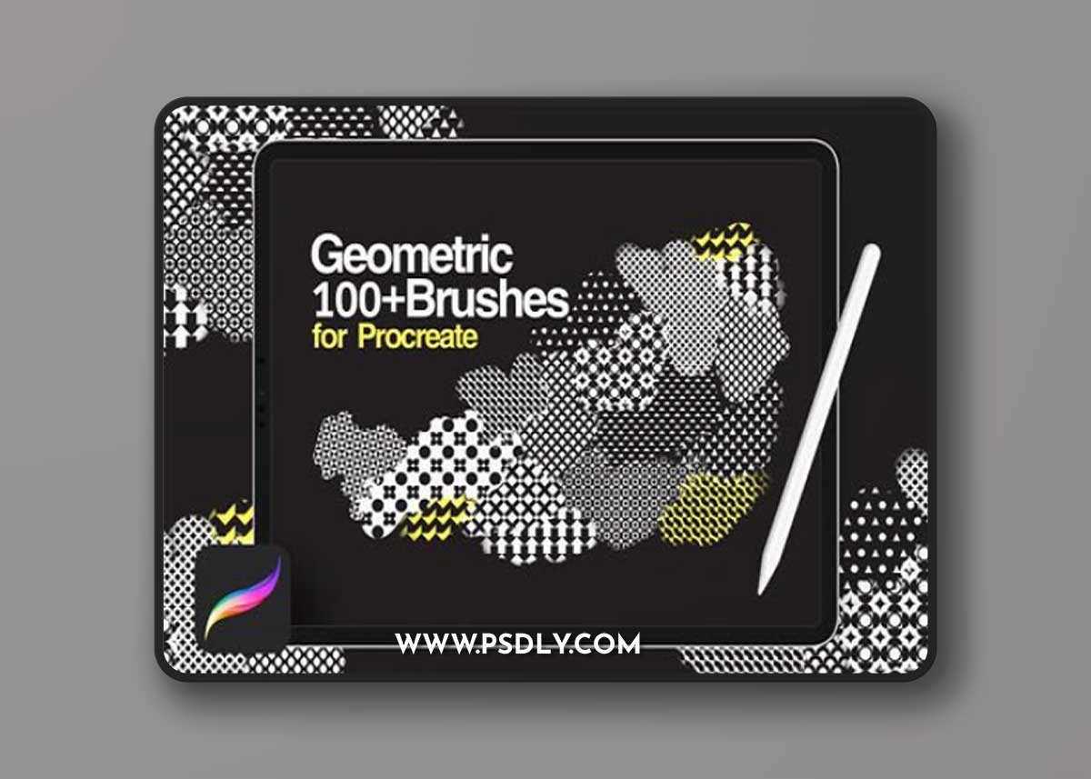 100+ Geometric Pattern Brushes for Procreate