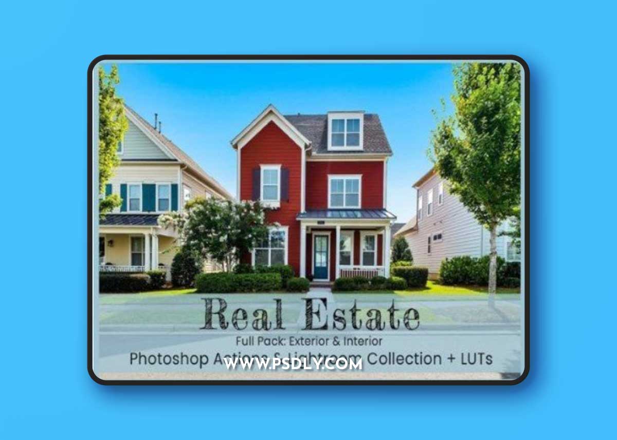 42 Real Estate Photoshop Actions Presets