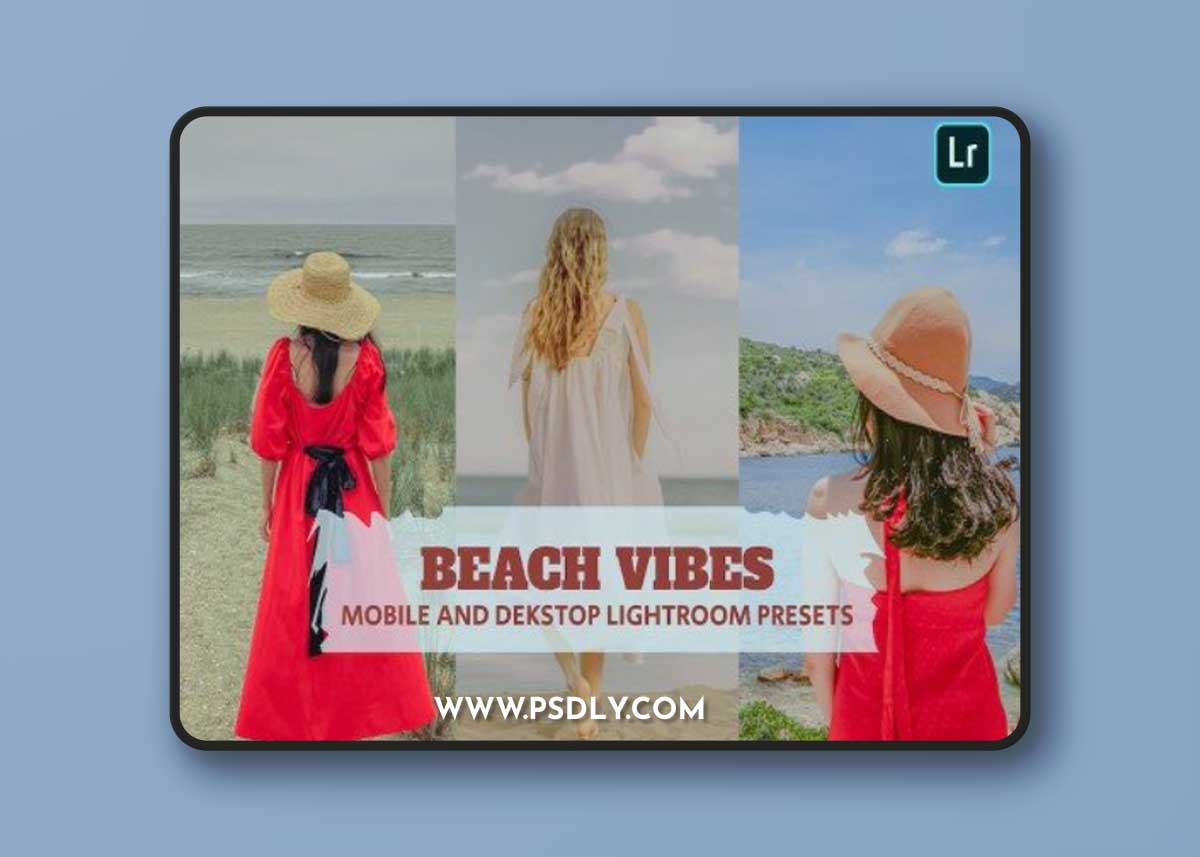 Beach Vibes Lightroom Presets Dekstop and Mobile