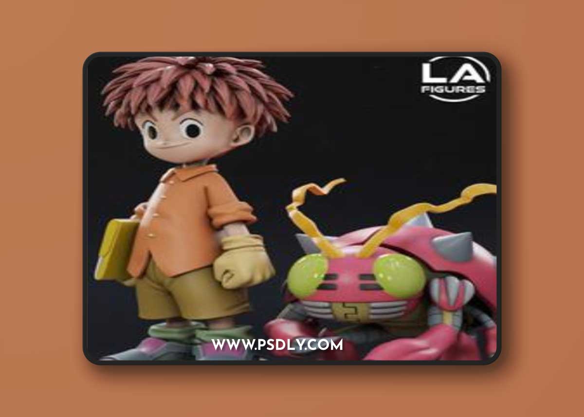 Izzy and Tentomon Deluxe Tier – 3D Print Model