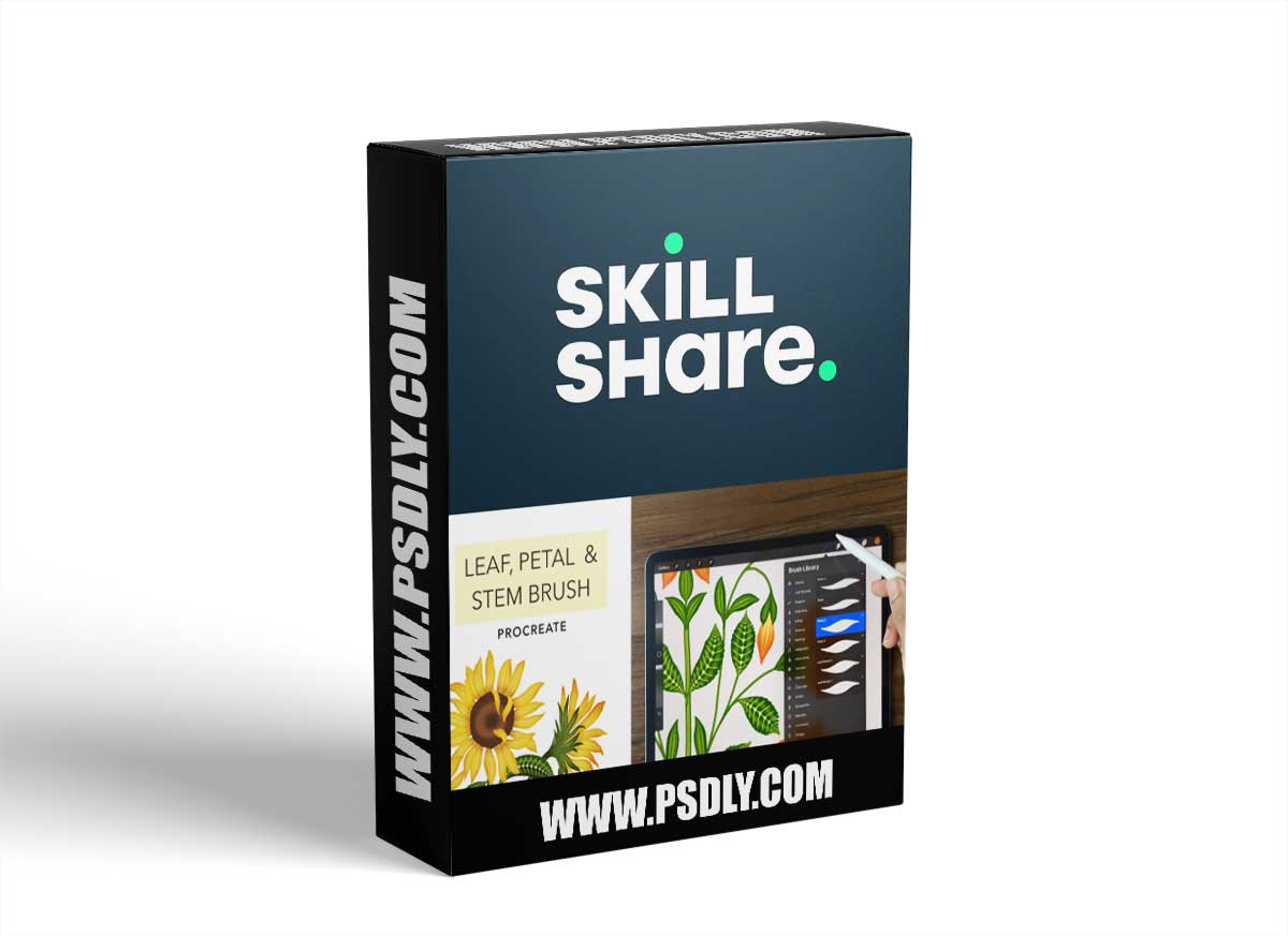 Learn To Create Leaf, Petal & Stem Brushes In Procreate + Projects