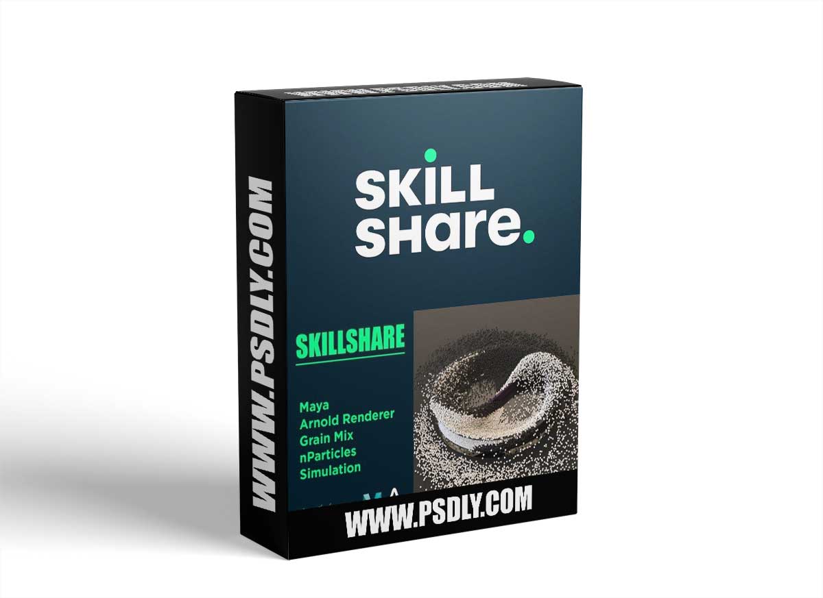 Mixing Grain Simulation With nParticles | Maya & Arnold