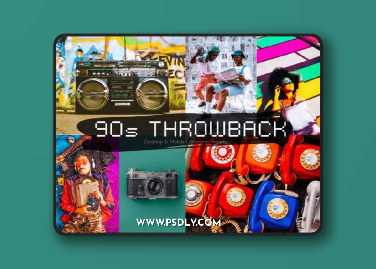 10- 90s Throwback Lightroom Presets