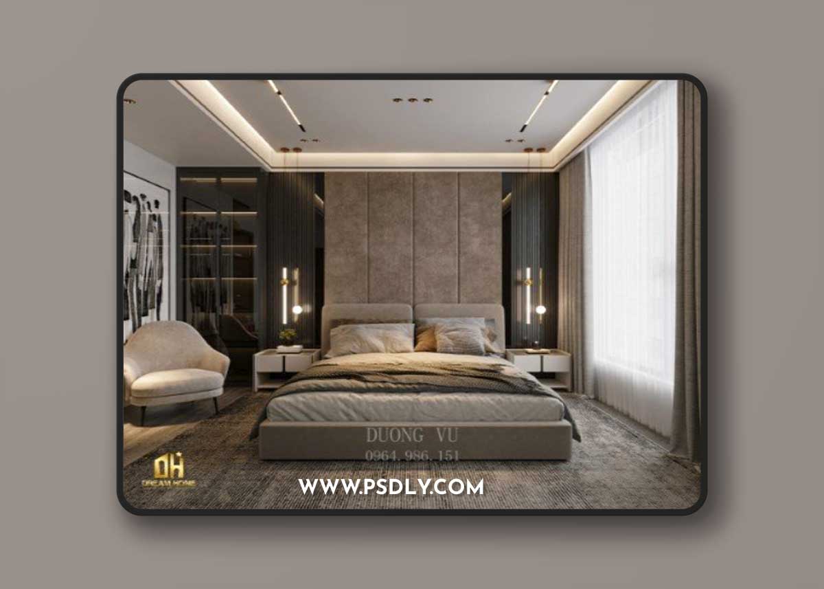 Bedroom Interior Scene By Vu Duong