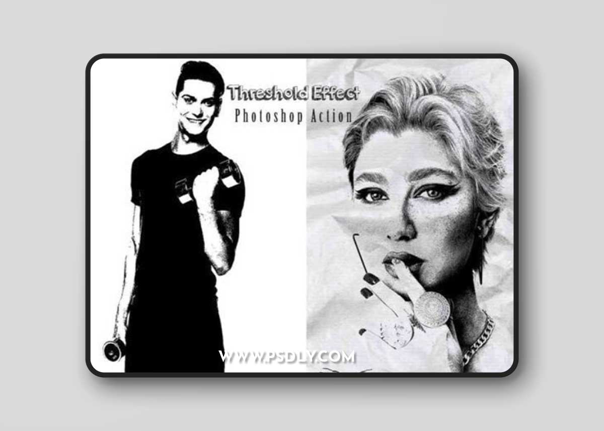 Creativemarket - Threshold Effect Photoshop Action 13454617
