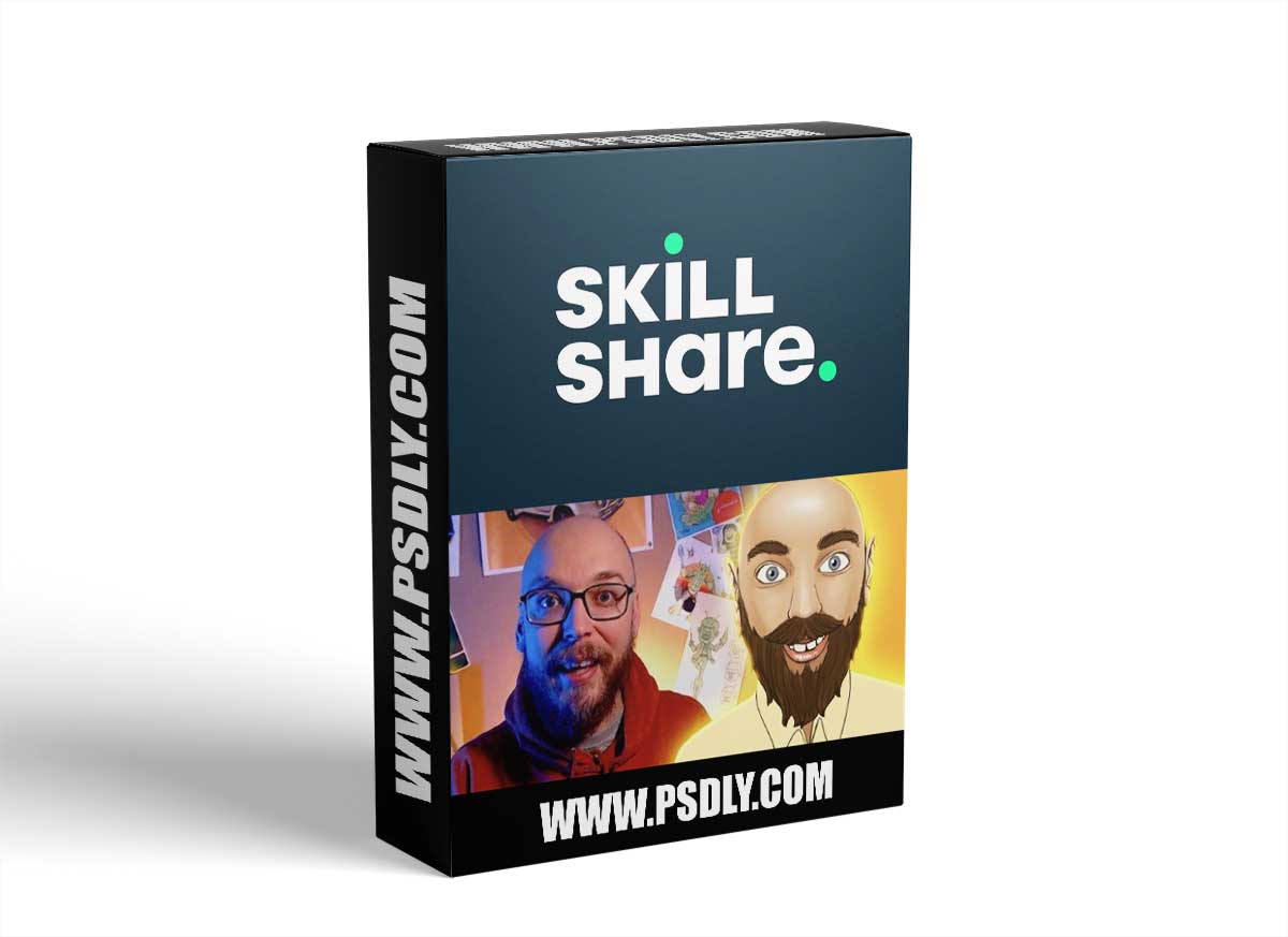 Drawing a Cartoon Self-portrait with Clip Studio Paint