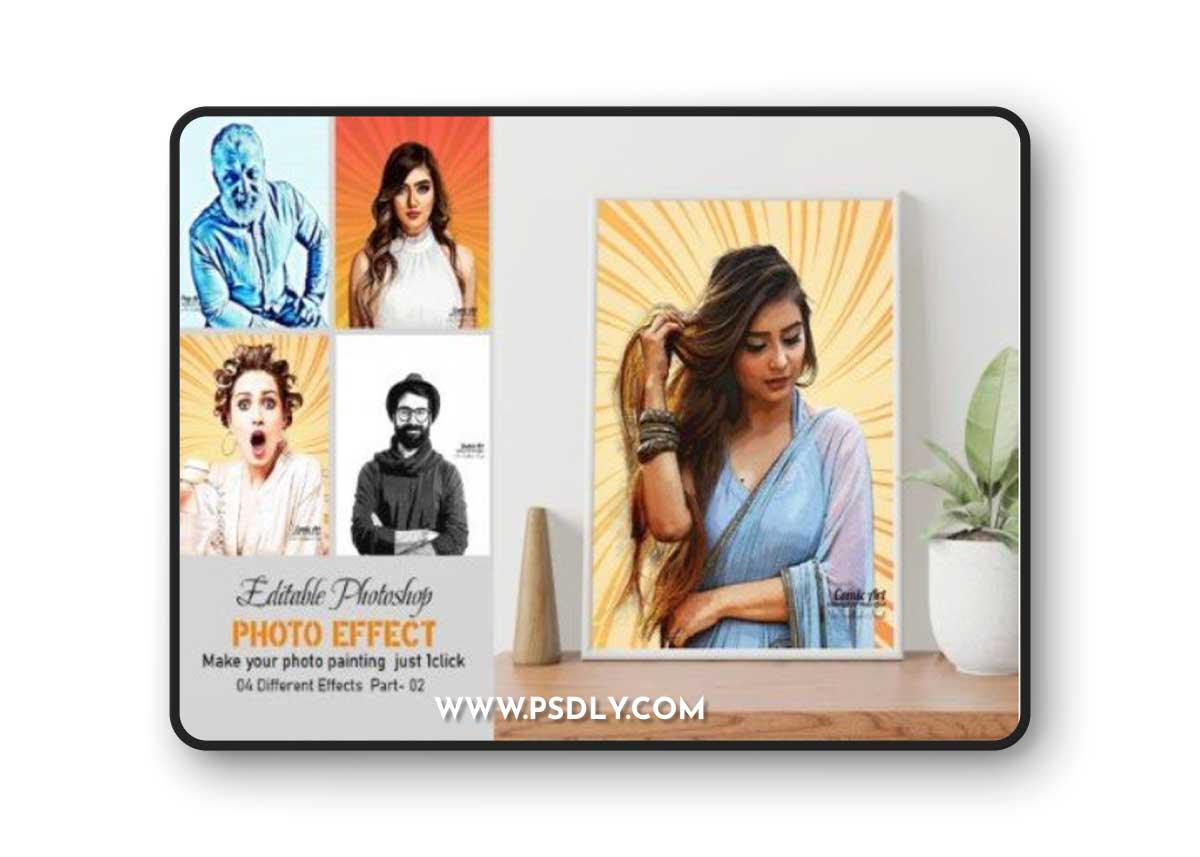 Editable Photoshop Photo Effect