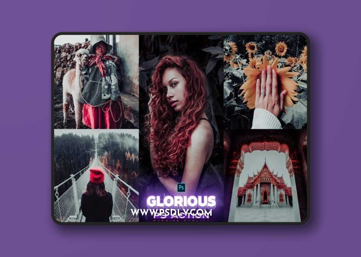 GLORIOUS Photoshop Action 52MXWUW