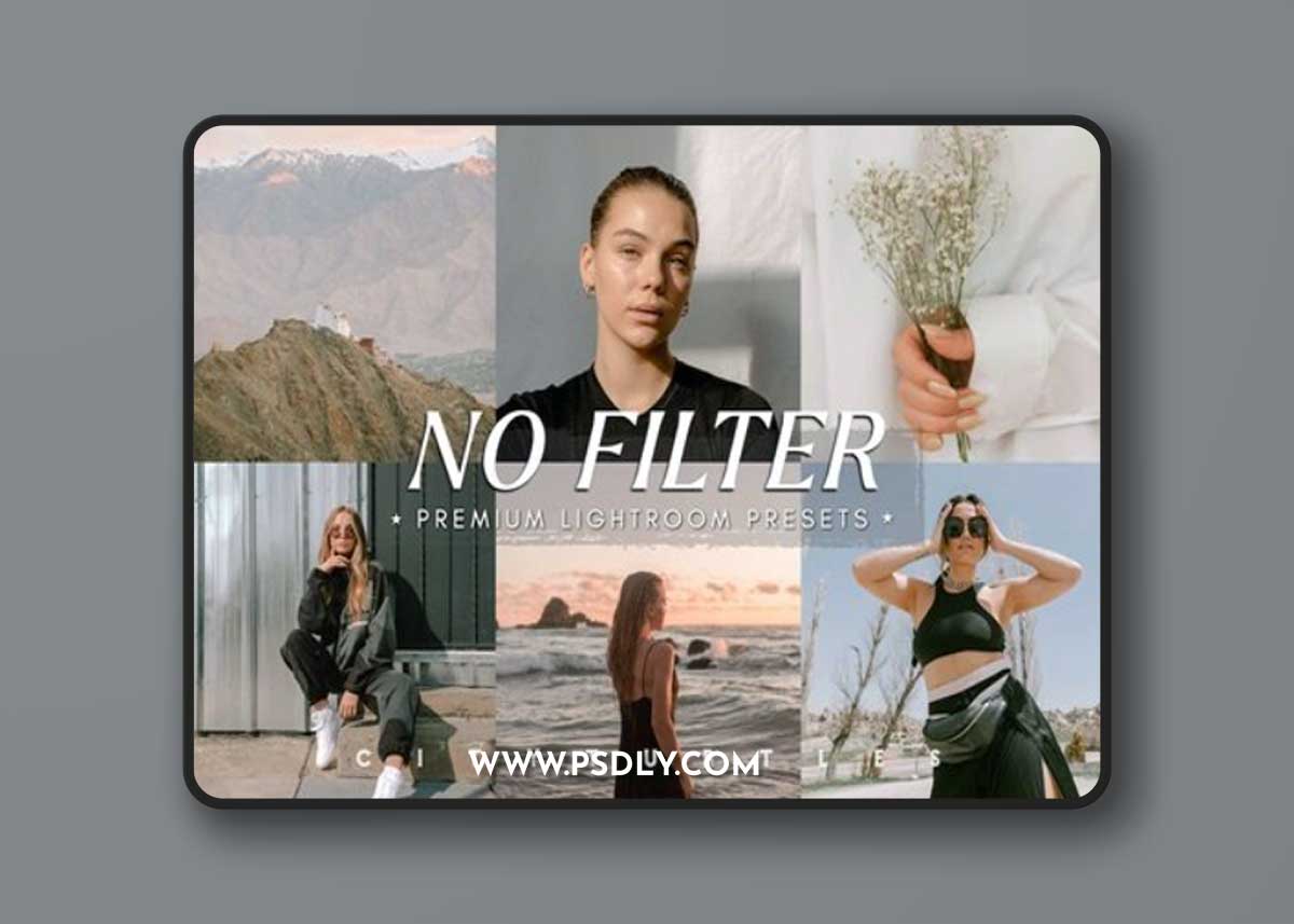 NO FILTER Natural Subtle Lightroom Presets KERH8AC