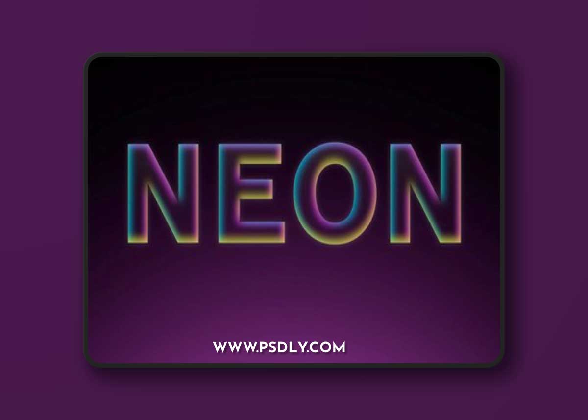 Neon Effect for Photoshop