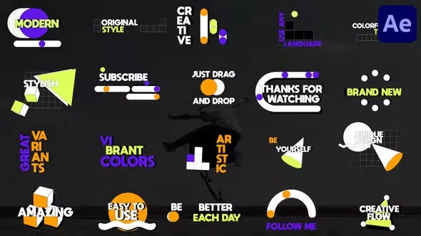 Videohive Colorful Motion Titles for After Effects 43895718