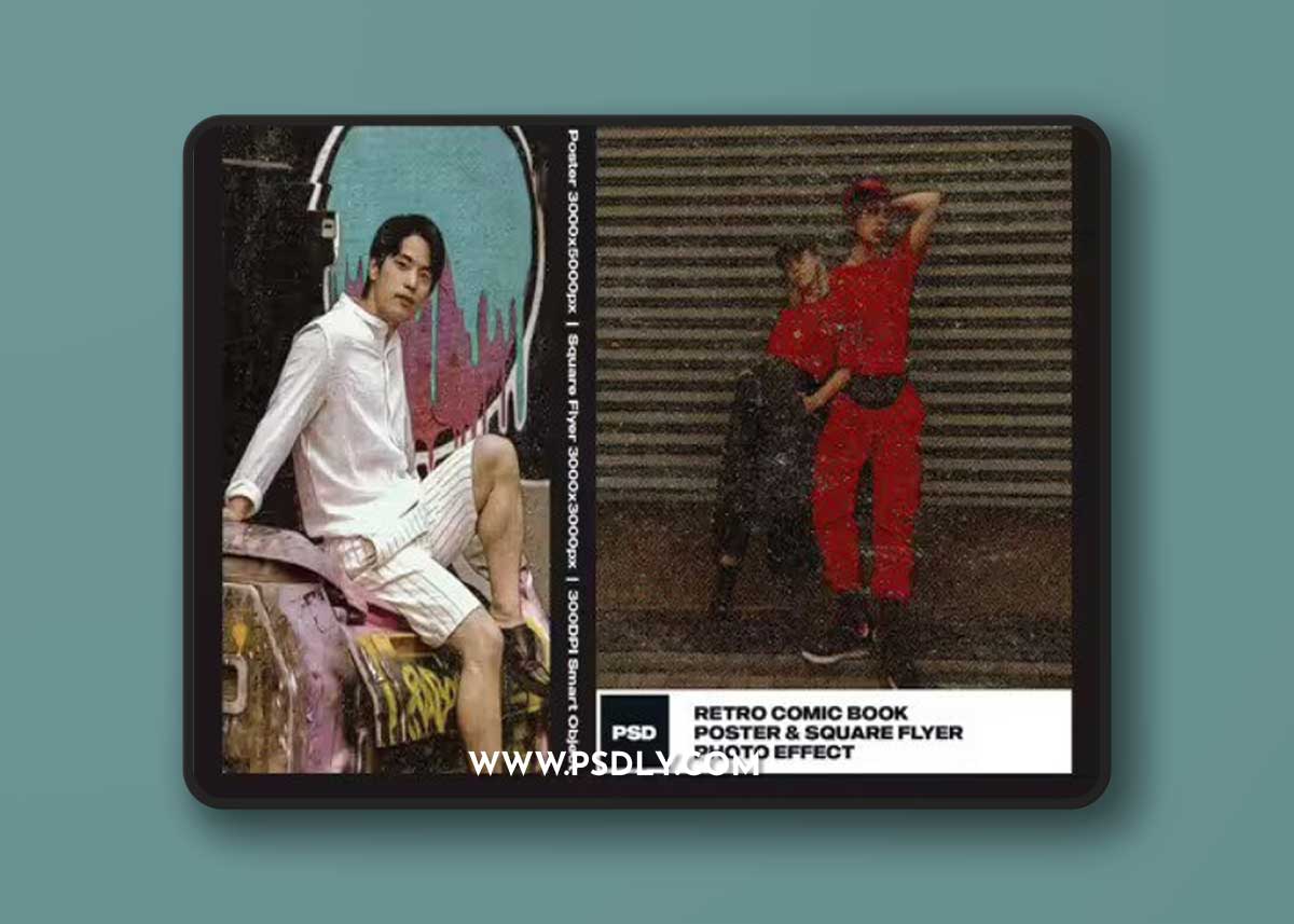 Retro Comic Book Photo Effect