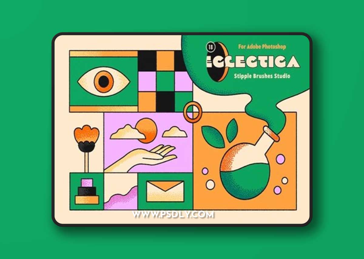 Stipple Brushes for Photoshop Q7A9FDE