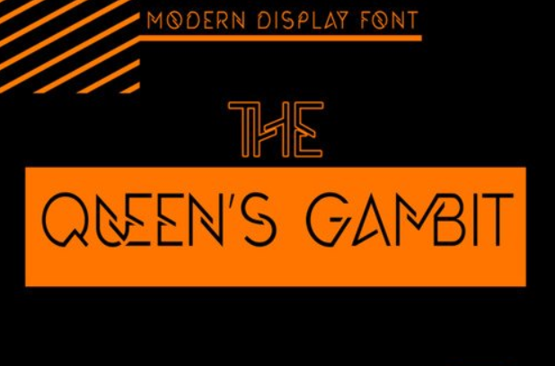 The Queen's Gambit Font