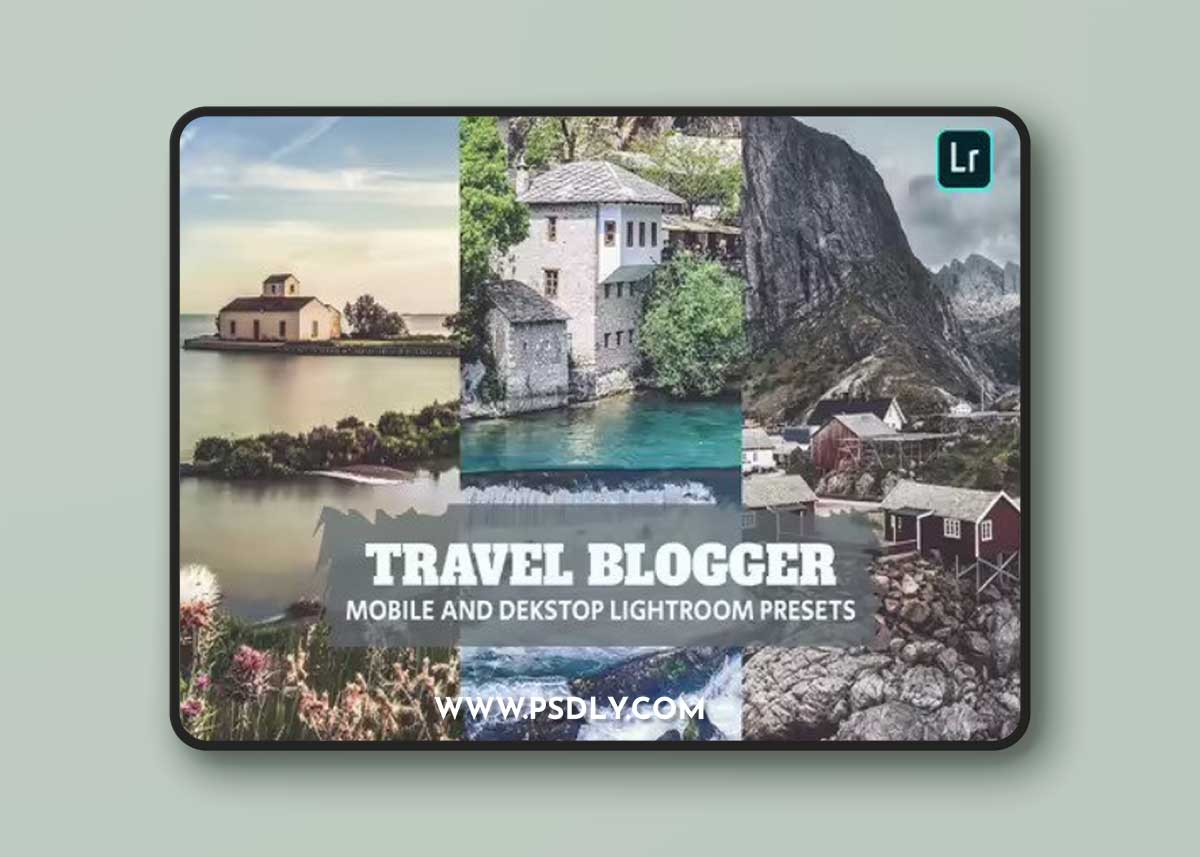 Travel Blogger Lightroom Presets Dekstop Mobile