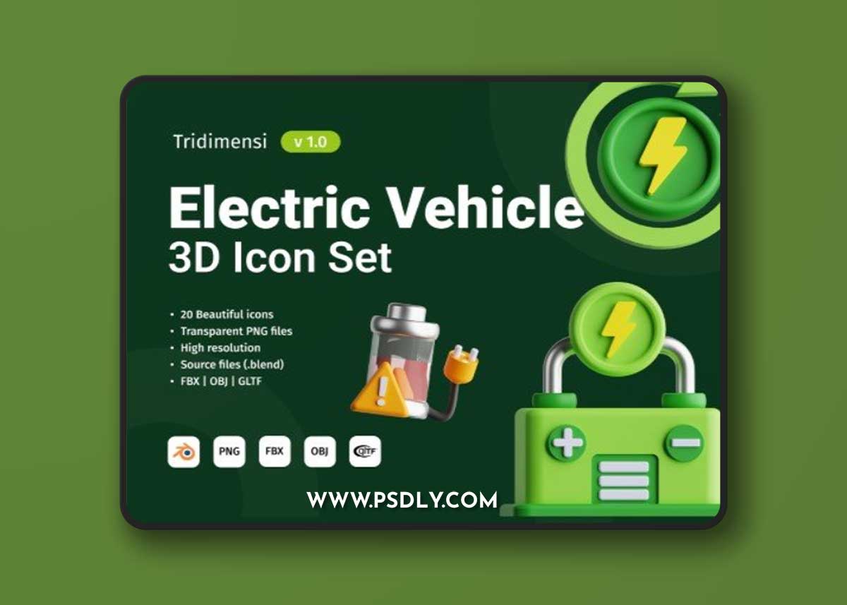 UI8 - 3D Electric Vehicle
