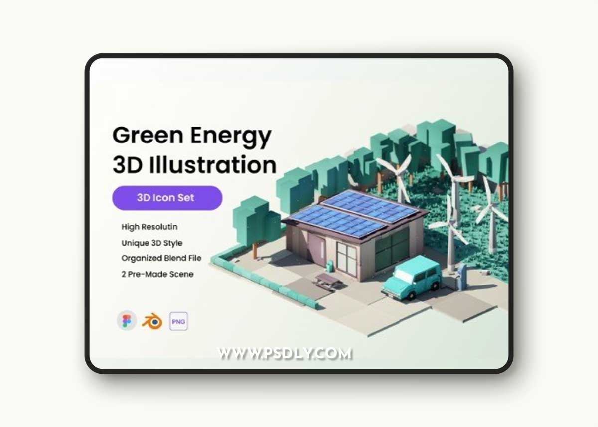 UI8---Green-Energy-3D-Illustration