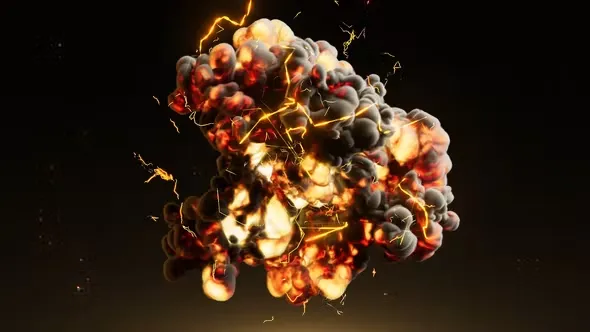 Videohive Electric Explosion Logo Reveal 43950158