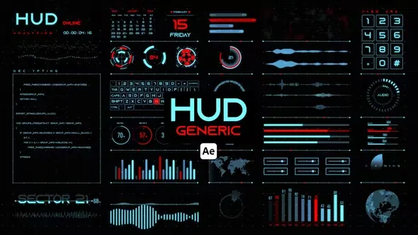 Videohive HUD Generic for After Effects 44657059