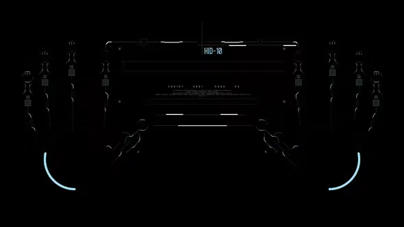 Videohive HUD Hand Identification 44587884