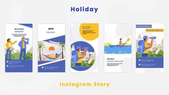 Videohive Holiday Illustration Instagram Story 44419920