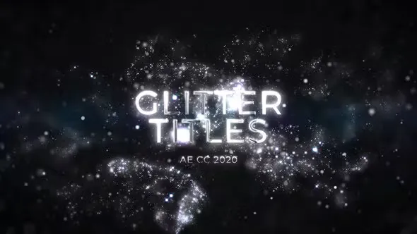Videohive Luxury Silver Glitter Titles 44317131