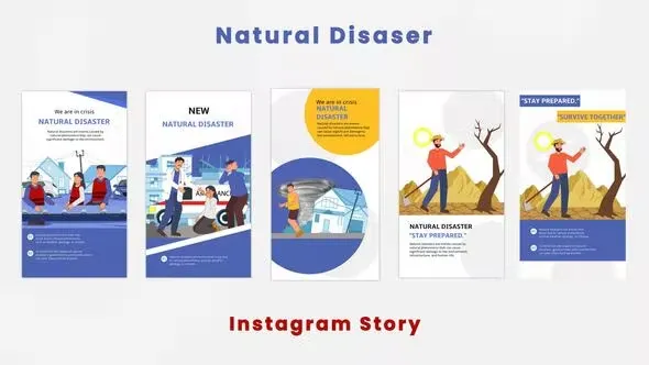 Videohive Natural Disaster Instagram Story 44420286