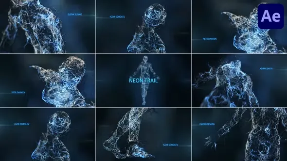 Videohive Neon Trail for After Effects 44312658