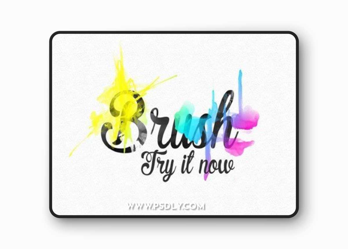 Water Color Photoshop Brush Set-5