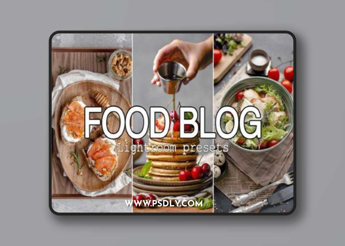 15 Food Blog Lightroom Presets