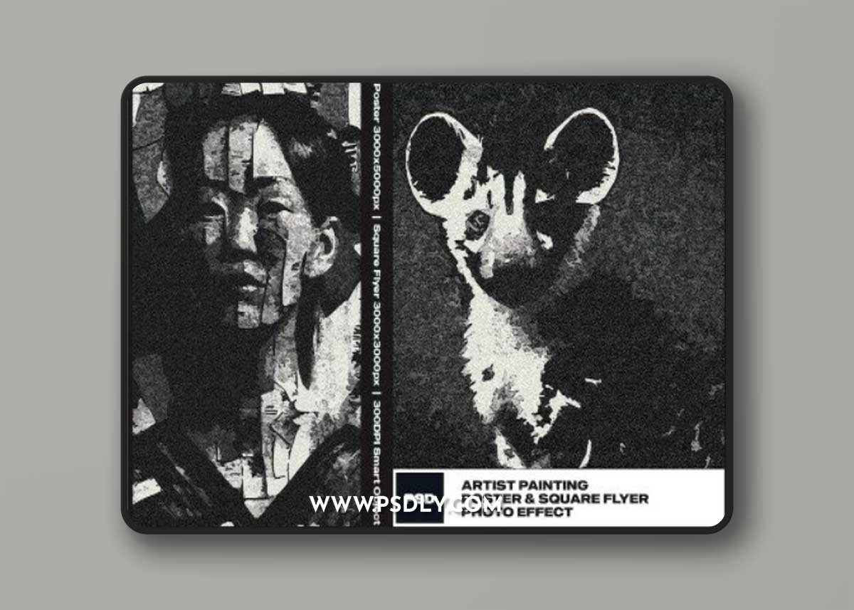 Artist Painting Photo Effect